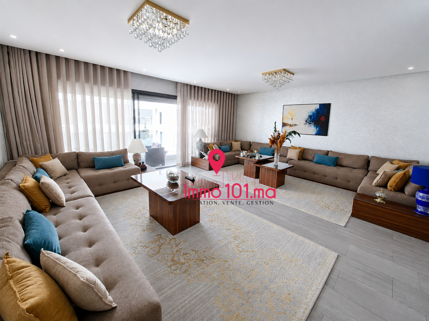 Location appartement meublé à Harhoura – Val d’Or SILAM2530